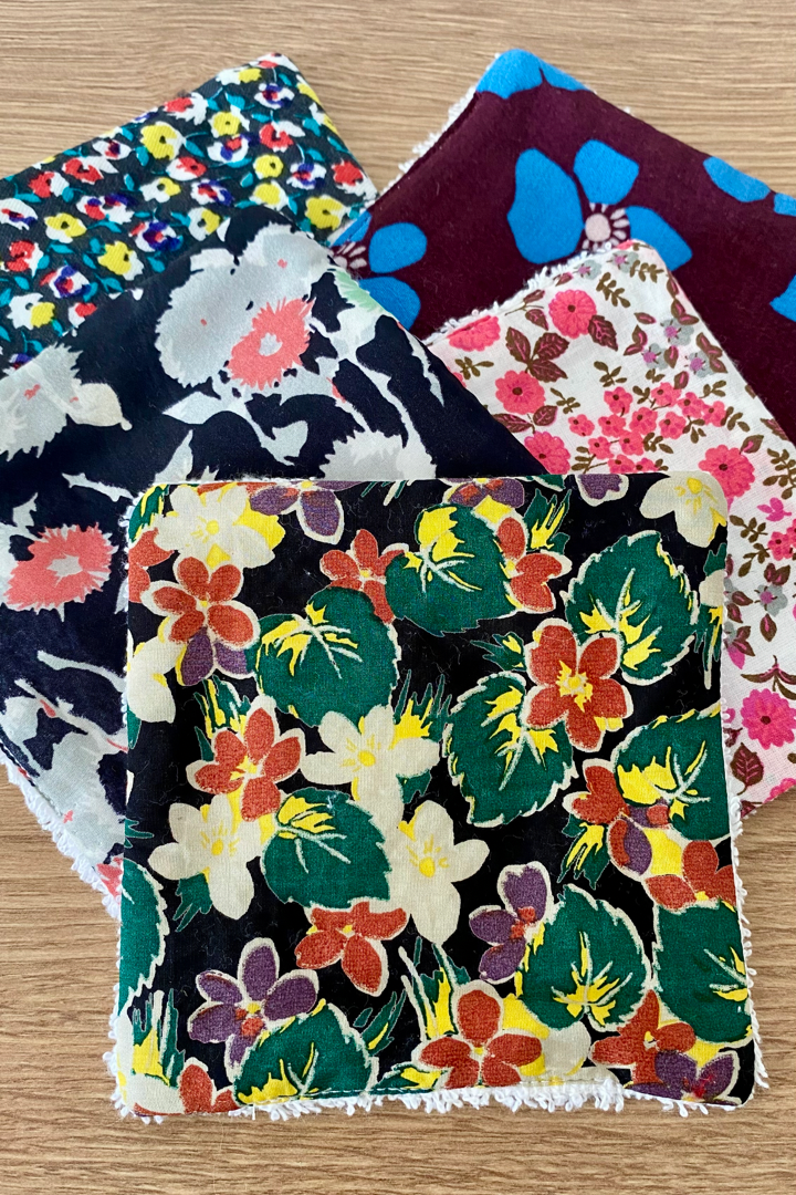 Lingettes réutilisables - Lot de 5