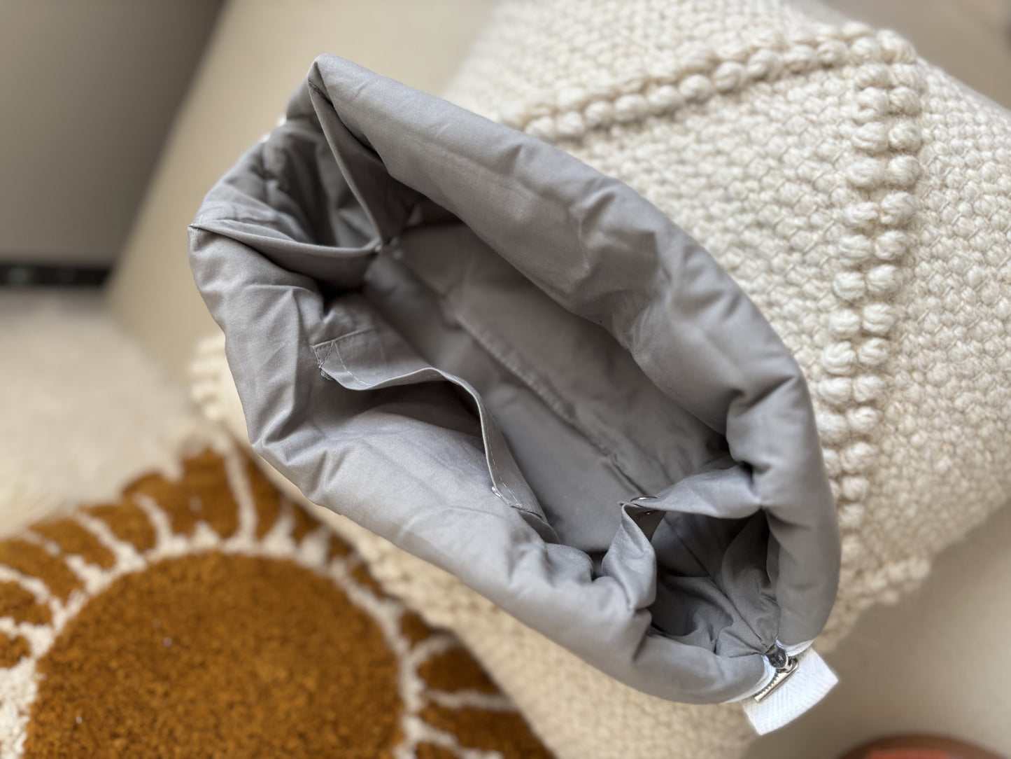 Trousse de toilette matelassée