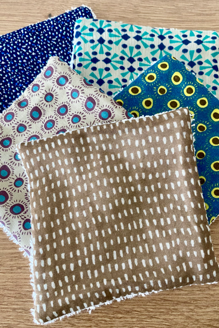 Lingettes réutilisables - Lot de 5