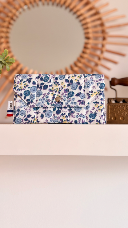Pochette matelassée à pression