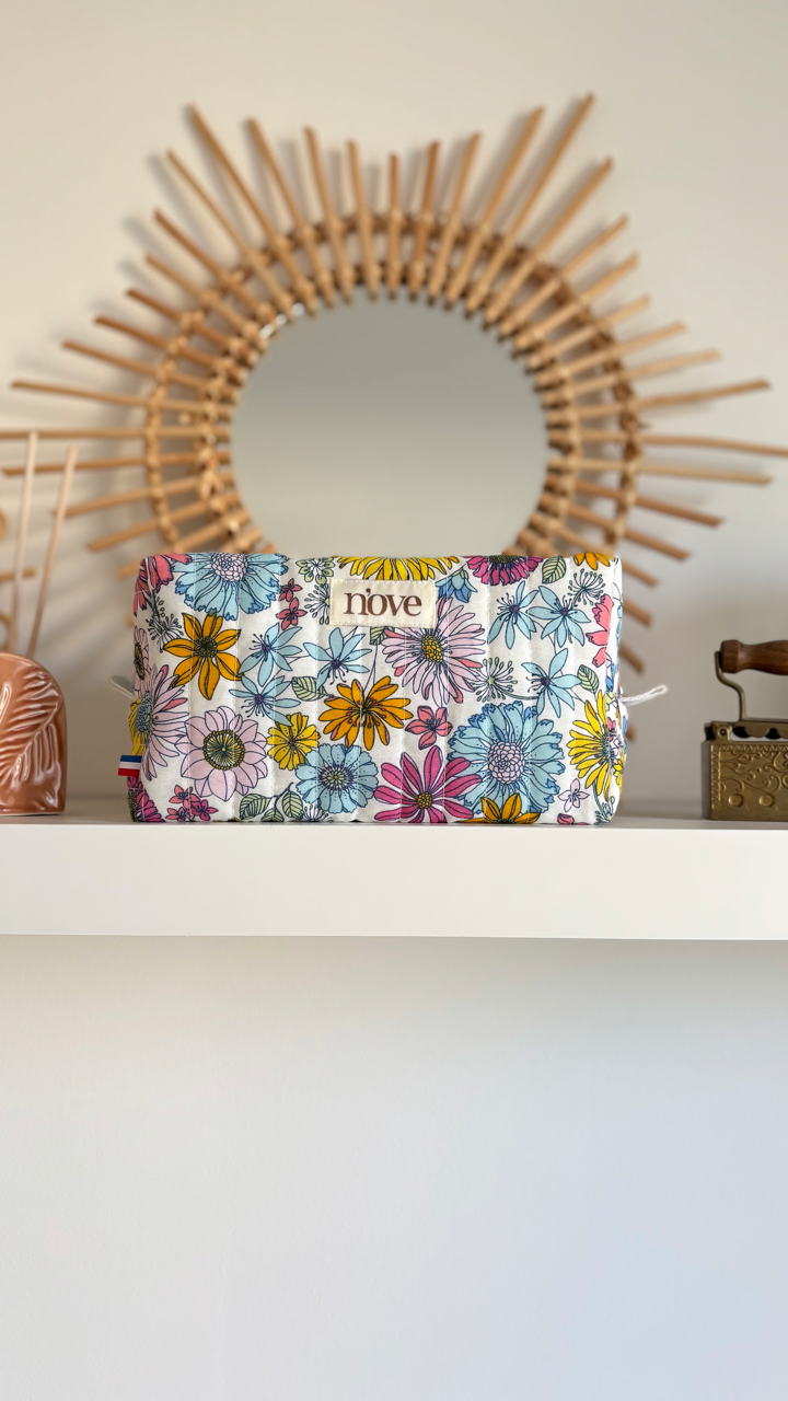 Trousse de toilette matelassée