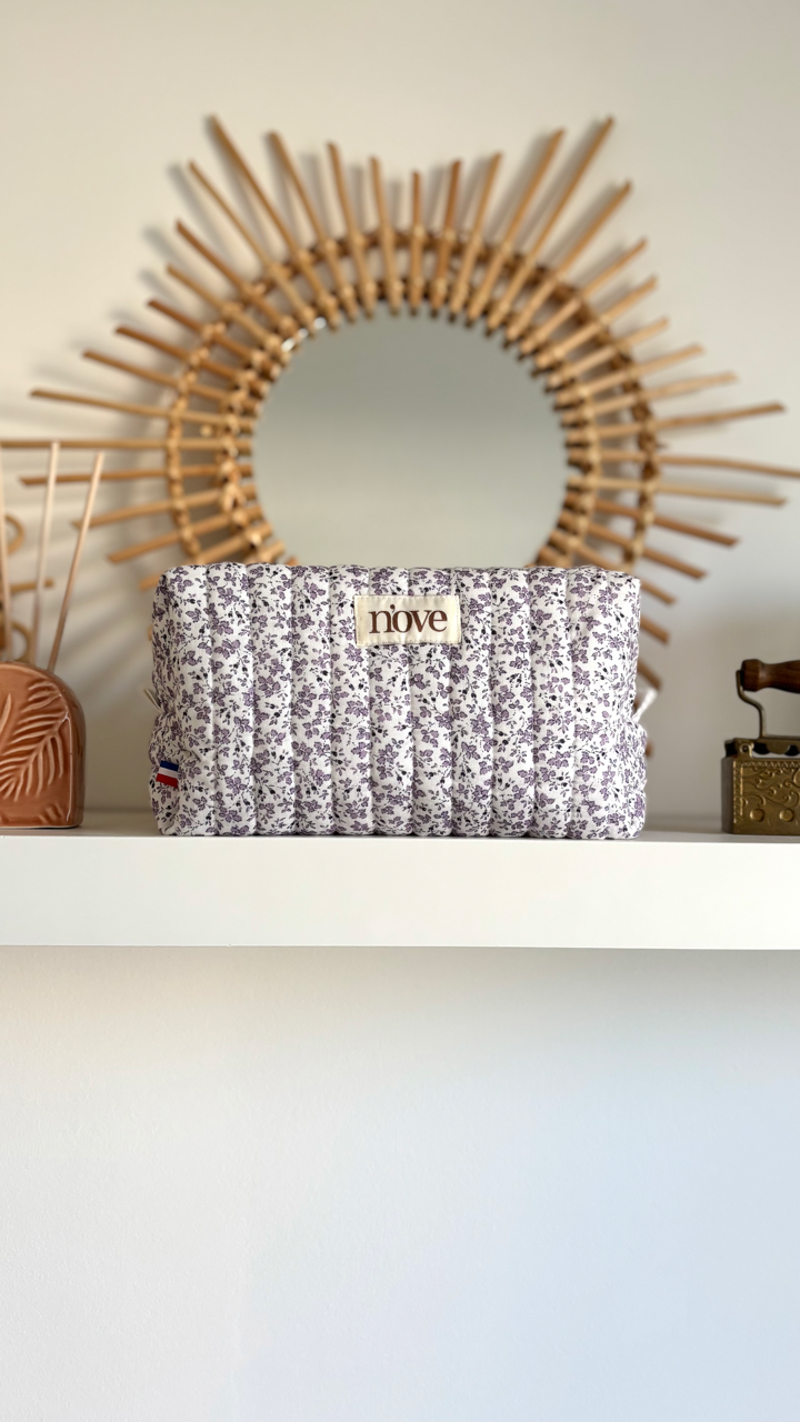 Trousse de toilette matelassée