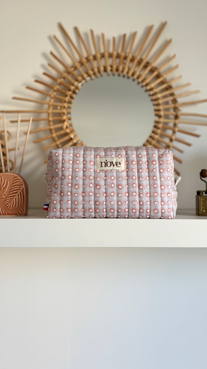 Trousse de toilette matelassée