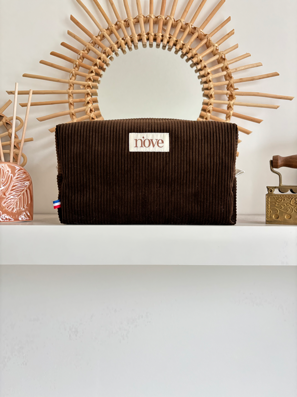 Trousse de toilette matelassée