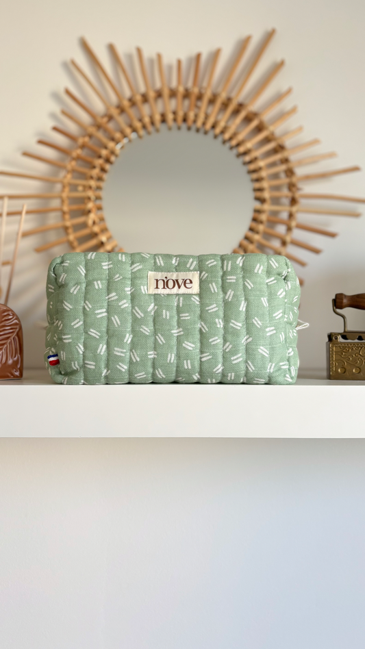 Trousse de toilette matelassée