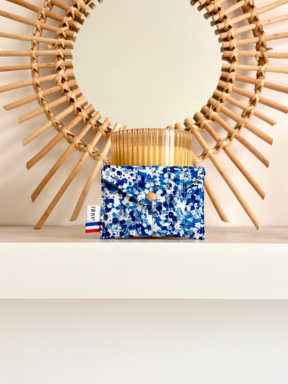 Mini pochette matelassée à pression