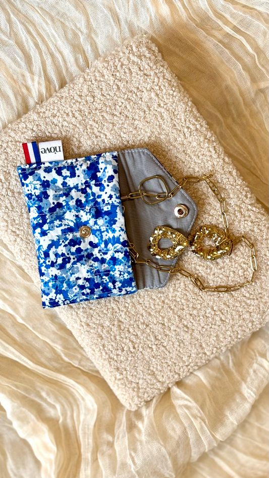 Mini pochette matelassée à pression