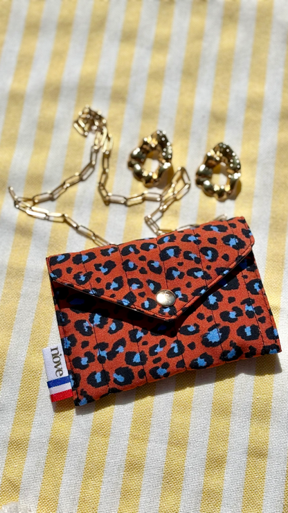 Mini pochette matelassée à pression