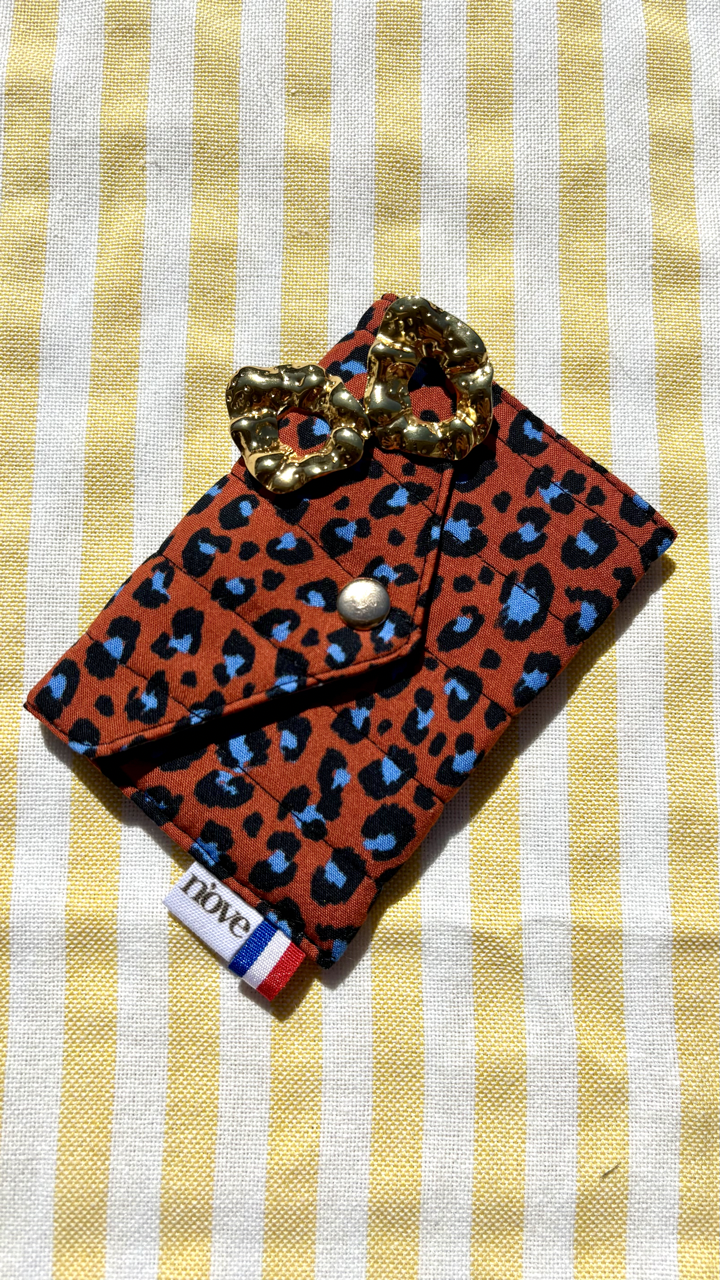 Mini pochette matelassée à pression
