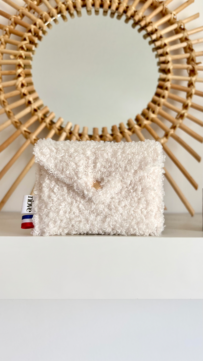 Mini pochette matelassée à pression