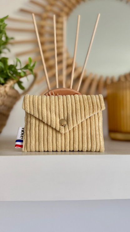 Mini pochette matelassée à pression