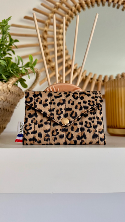 Mini pochette matelassée à pression