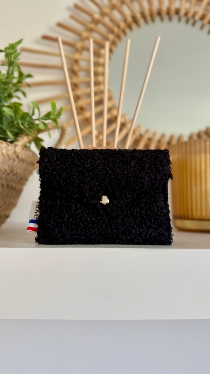 Mini pochette matelassée à pression