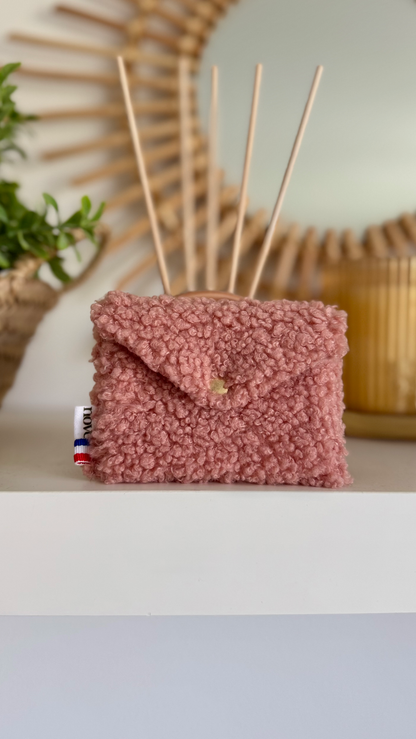 Mini pochette matelassée à pression