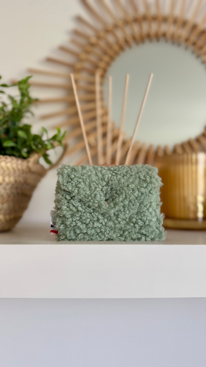 Mini pochette matelassée à pression