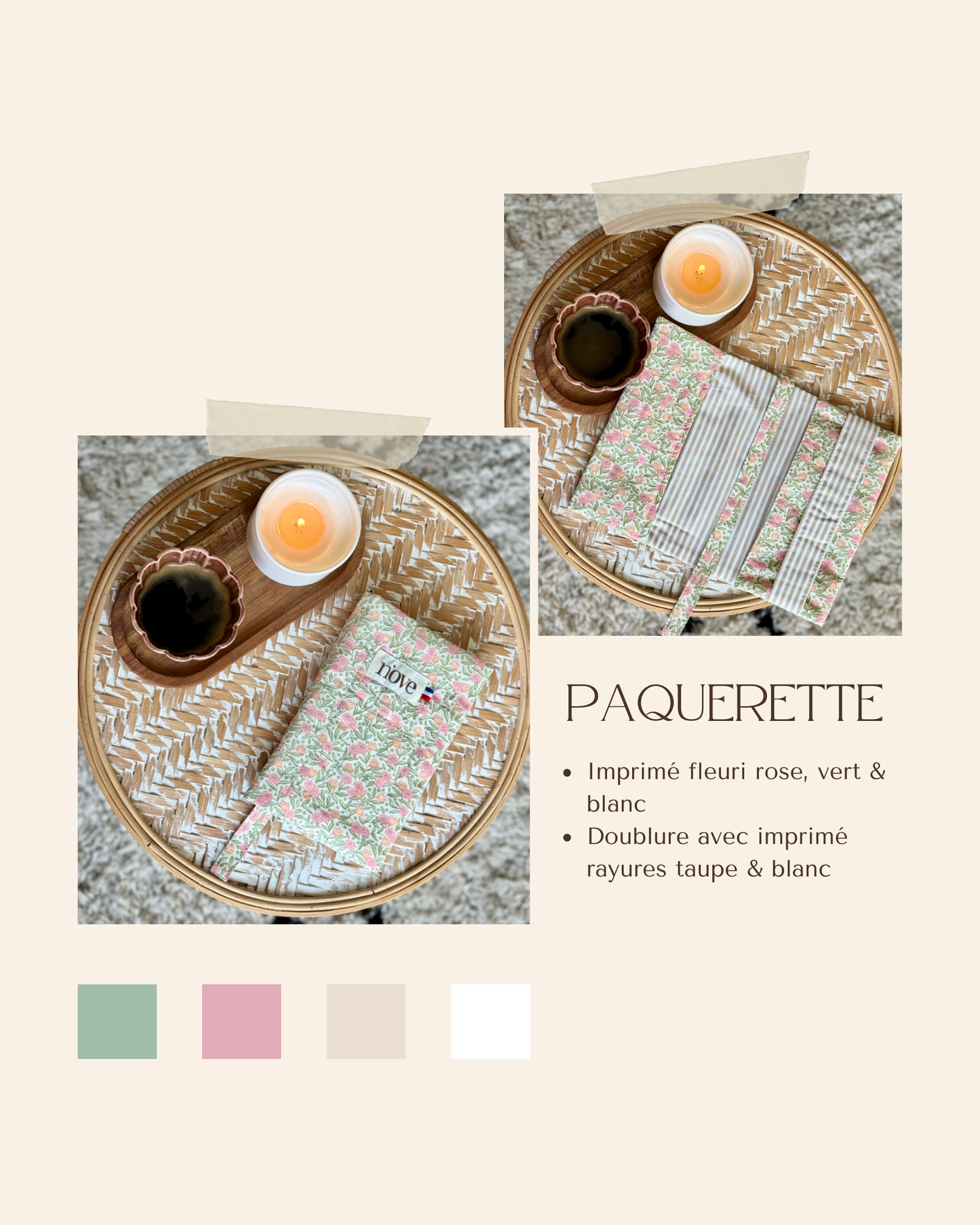 Pochette à livre réglable – Protège livre pour format poche - Divers motifs